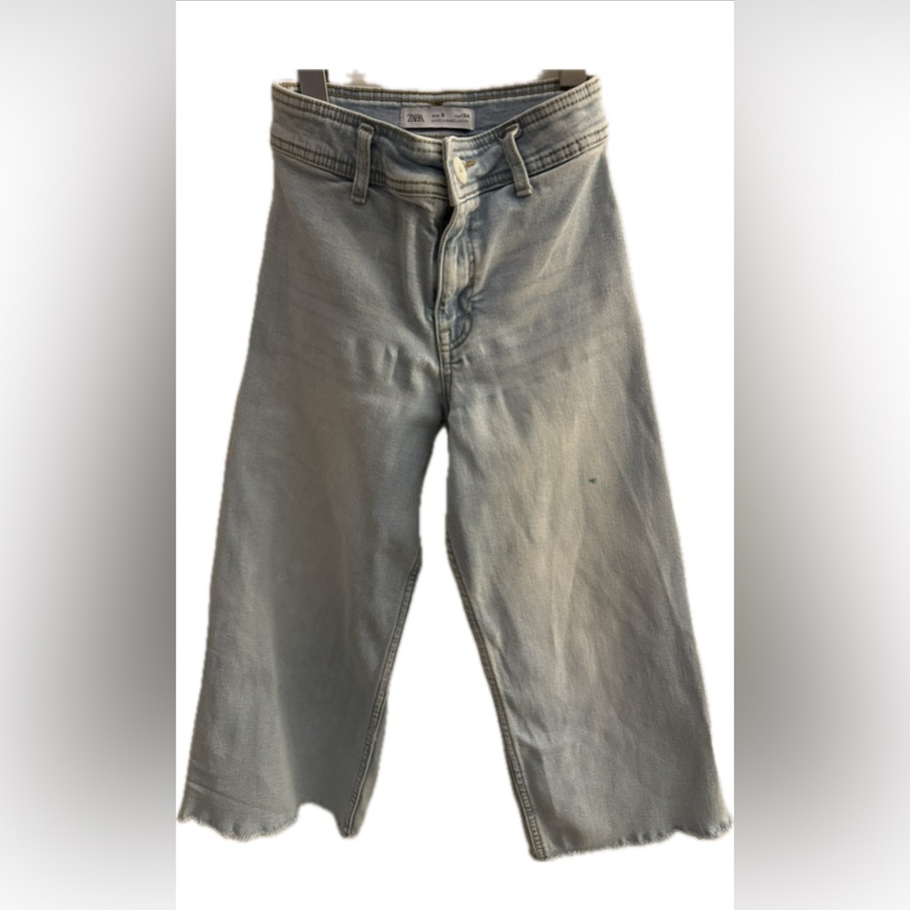 Zara girls wide leg jeans